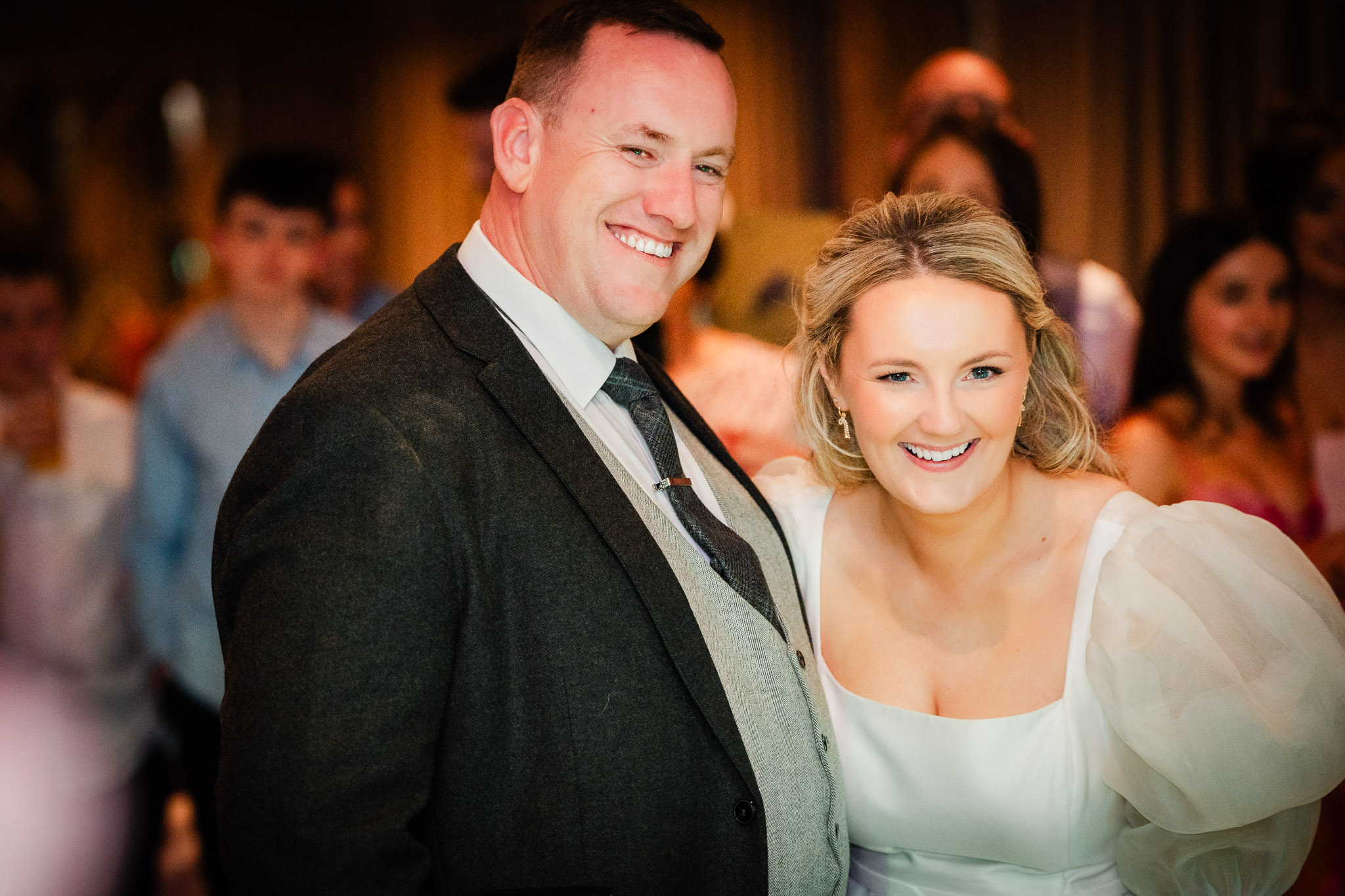 Bride & Groom before their first dance at An Chuirt Hotel Gweedore Co.Donegal